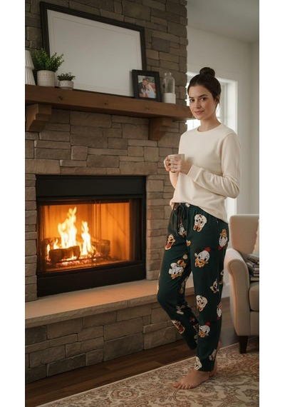 Sude Kadın Pijama Altı Yeşil