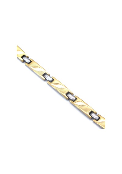 Ferizz Altın Kaplama Erkek Bileklik Eblk-349 Gold