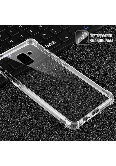 Galaxy Uyumlu A6 2018 Kılıf Zore Nitro Anti Shock Silikon Renksiz