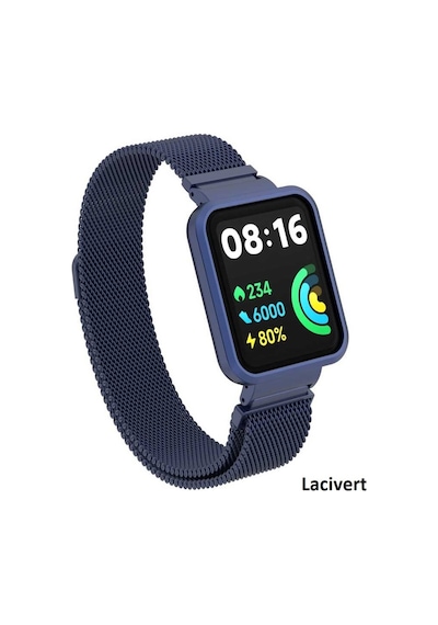 Xiaomi Redmi Watch 2 Lite Kordon Kasalı Milano Loop Metal Kordon