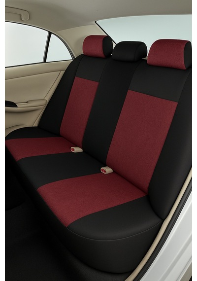 Renault Megane 2 Hatchback 2007 Aracınıza Uyum Sağlayan Tam Takım Oto Koltuk Kılıfı - Batman Serisi Bordo