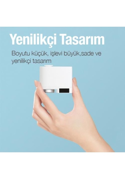 Coofbe Şarjlı Tam Otomatik Akıllı Sensörlü Musluk Başlığı Su Tasarruflu Musluk Başlığı Hareket Algılama Sensörlü Musluk