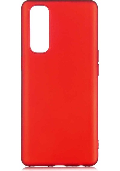 Oppo A74 4g Kılıf Zore Premier Silikon Kapak Kırmızı