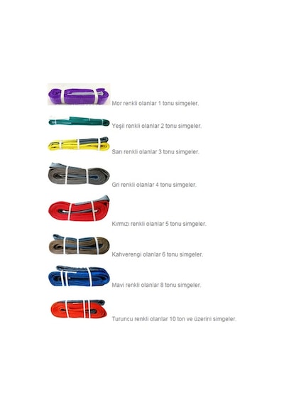 Db Strong Polyester Sapan Halat 3 Ton - 2 Metre