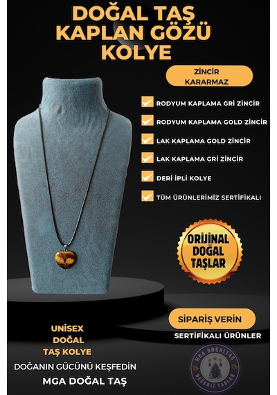 Kaplan Gözü Kalp Kolye Deri İpli, Rodyum Kaplama Zincir, Lak Kaplama 5 Farklı Zincir İpli Kolye Deri İpli Kolye: 56cm Deri İpli Kolye: 56cm Kaplan Gözü Kalp Kolye Deri İpli, Rodyum Kaplama Zincir, Lak Kaplama 5 Farklı Zincir İpli Kolye Deri İpli Kolye: 56cm Deri İpli Kolye: 56cm