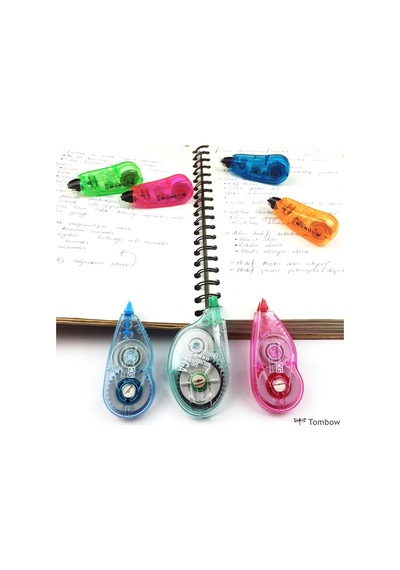 Tombow Mini Şerit Silici 5mmx6m, Şeffaf Mavi Genel