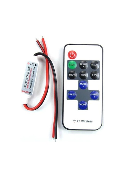 Mlsemfaelektronik-Kumandalı Şerit Led Kontrol Devresi 12A