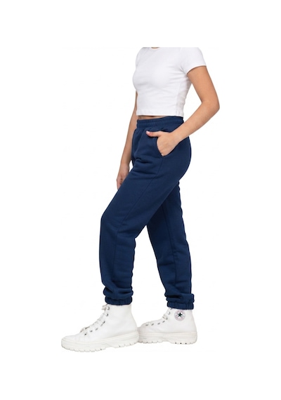 Erdem Kıds Unisex Kız Erkek Çocuk Paçası Lastikli 3 İplik Şardonlu İçi Pamuklu Okul Eşofman Altı Pantolon Lacivert Lacivert