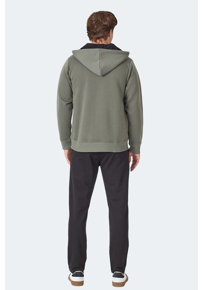 Slazenger Majestıc I Erkek Haki Sweatshirt Haki