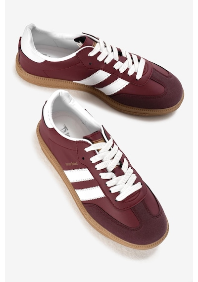 Tonny Black Termo Taban Yanı Şeritli Bağcıklı Unisex Bordo Spor Ayakkabı Tbzer020 Bordo