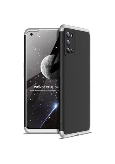 Realme 7 Pro Kılıf Zore Ays Kapak Siyah-Gri