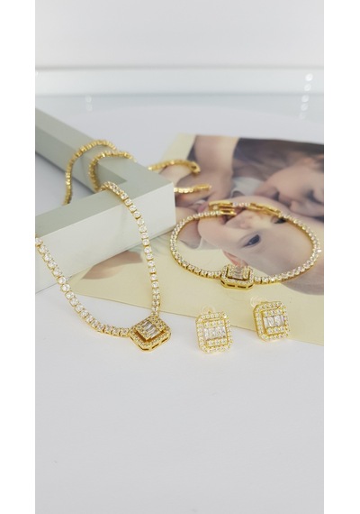 Sones Çelik Takı Setleri Sns50081060 Gümüş - Rose Gold