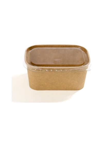 Dikdörtgen Şeffaf Pp Kapak 500-750-1000ml 300 Adet