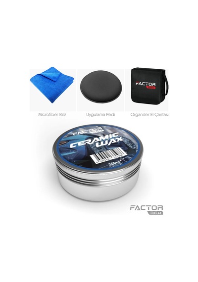 Factor360 Çantalı Seramik Katkılı Wax Seti - Wax, Ped, Bez - 699962349