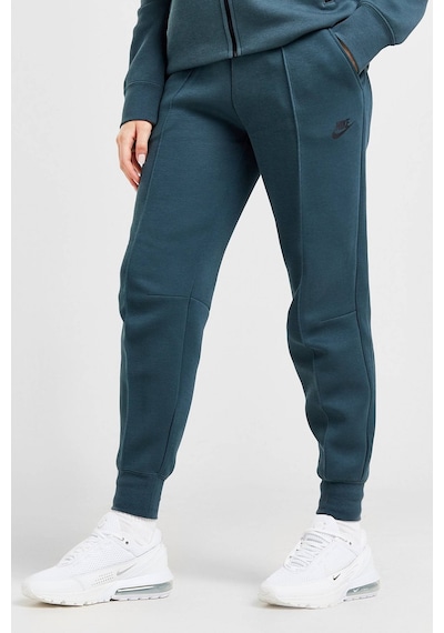 Nike Sportswear Tech Fleece Standart Fit Mid Rise Jogger Kadın Eşofman Altı Koyu Yeşil Koyu Yeşil