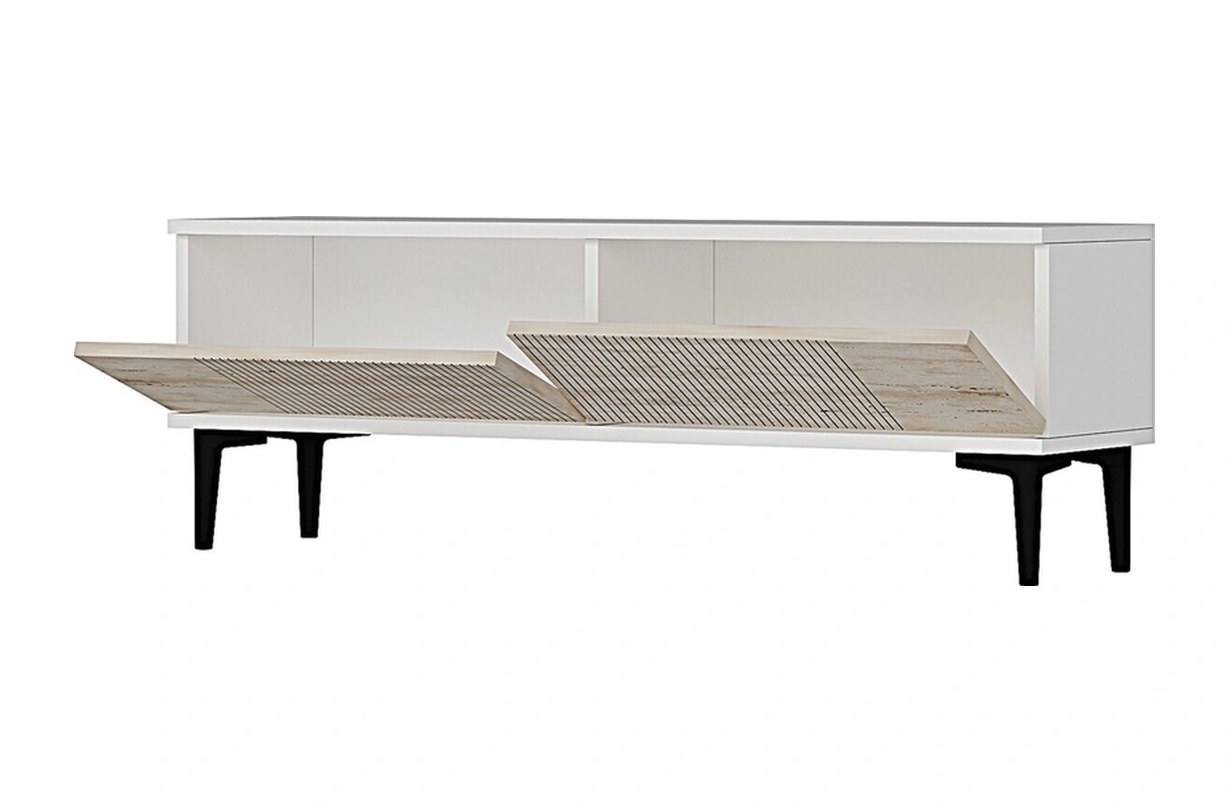 Tsa1203bt - Corsatv120 Tv Stand, Tv Sehpası Beyaz-traverten Kapak 120cm Beyaz Tsa1203bt - Corsatv120 Tv Stand, Tv Sehpası Beyaz-traverten Kapak 120cm Beyaz