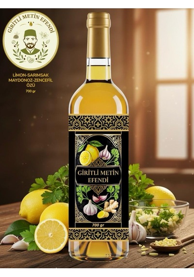 Giritli Metin Efendi Lms - Z Limon-maydanoz-sarımsak-zencefil Özü 700 Gr