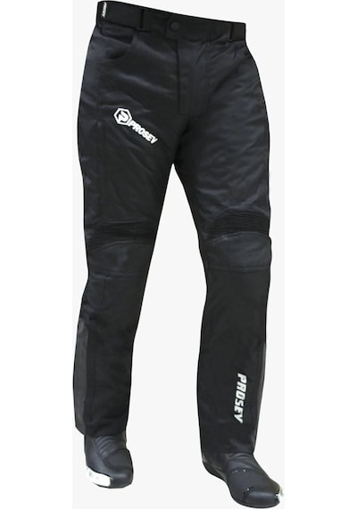 Prosev Ce2600 Motosiklet Pantolonu 4 Mevsim Korumalı Maxdura 600-d Kumaş Motorcu Pantolon Siyah