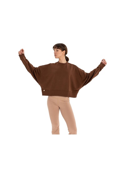 Inguz Oversize Sweatshirt Kahverengi