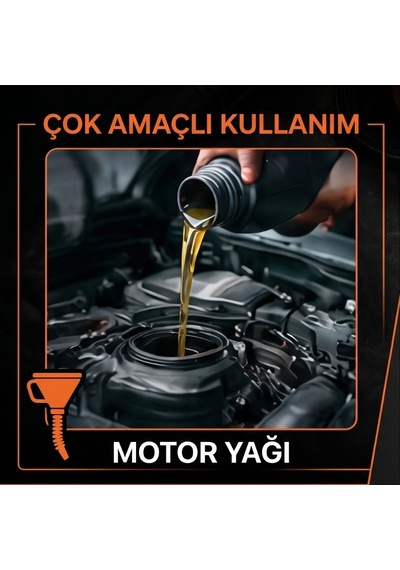 Bay Çelik Süzgeçli Huni - Spiralli Ve Sabit Borulu - 2.2 Litre Kapasite Najmaddin