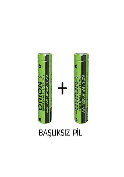 Orion 1.2v Ni-mh Aa 2200mah Şarj Edilebilir Kalem Pil 2 Adet
