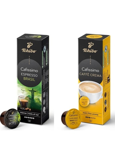 Tchibo Cafissimo Espresso Brasil 10 Adet Kapsül Kahve+cafissimo Caffè Crema Fine Kapsül Kahve