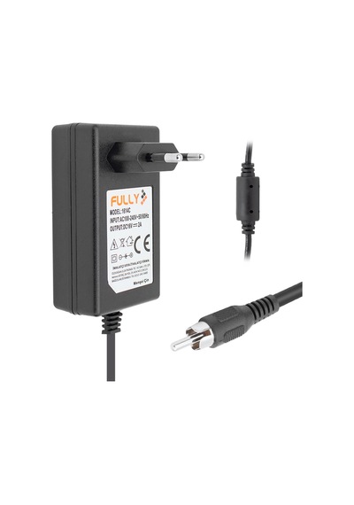 Ayt Fully O-1614c 16 Volt 2 Amper Tos Rca Uçlu Santral Adaptörü Uydu Santrali İçin Adaptör