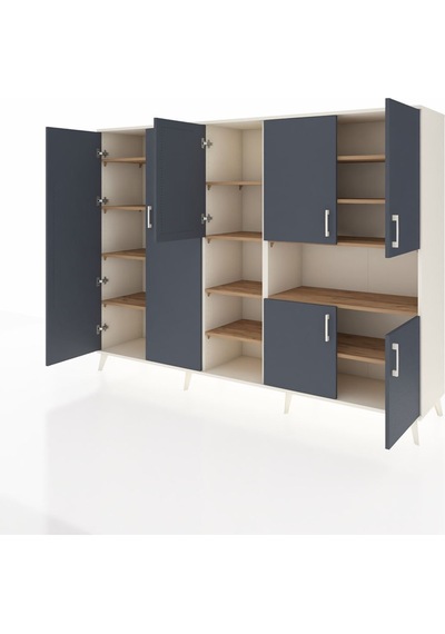 Hyperion Dolap 13 Raflı 7 Kapaklı 220x44x163 Aytaşı-antrasit/çam Antrasıt/atlas Çam - Aytası Hyperion Dolap 13 Raflı 7 Kapaklı 220x44x163 Aytaşı-antrasit/çam Antrasıt/atlas Çam - Aytası