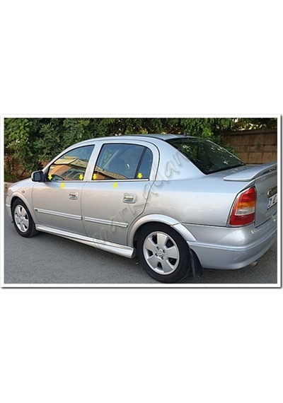 Woc Chrome Opel Astra G Sedan Krom Cam Çıtası 1998-2009 4 Parça P