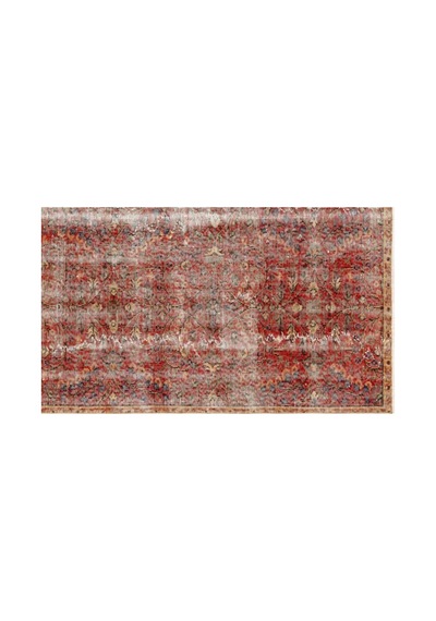 El Dokuması Vintage Yün-pamuk Naturel Halı 35901 155 X 264 Cm Çok Renkli
