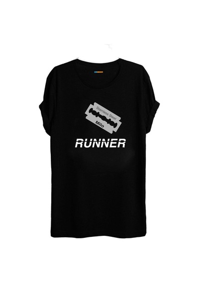 Noıssey Sarı Etiket Unisex Loret Kamp Temalı Baskılı T-shirt - B Cm2020107b Siyah