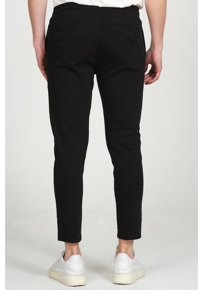 Cekmon Rahat Beli Lastikli Erkek Jogger Pantolon Siyah