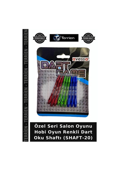 Özel Seri Salon Oyunu Hobi Oyun Renkli Dart Oku Shaftı Shaft-20 Çok Renkli