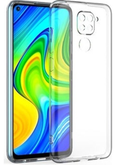 Xiaomi Redmi Note 9 İle Uyumlu Kılıf Şeffaf Kamera Korumalı Esnek Silikon Telefon Kılıfı Kapak