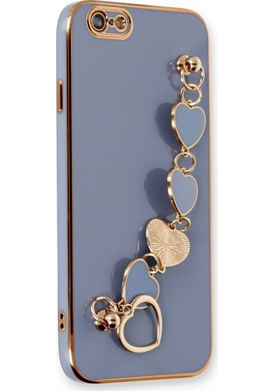 Apple Uyumlu iPhone 6 Kılıf Esila Silikon Gri,