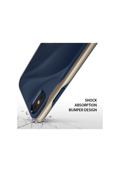 Ringke Wave Apple Uyumlu iPhone X İle Kılıf Marina Gold