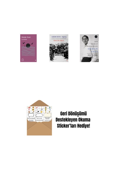 Everest Açıkhava 31 - Lavinia + Arıburnu 1915 + Bir Roman Kahramanı Orhan Veli Ciltli + Okuma Sticker'ları