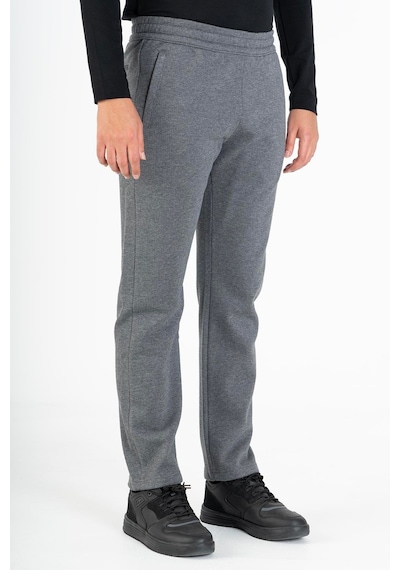 Maraton Sportswear Regular Erkek Düz Paça Basic Antramelanj Eşofman Altı 22373 Antramelanj