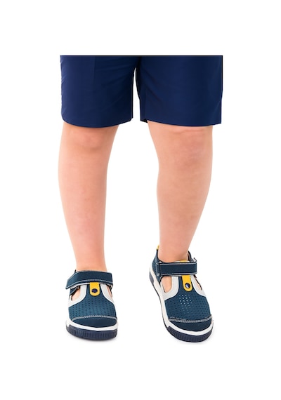 Kiko Kids Erkek Çocuk Günlük Ayakkabı Arz 2319 Petrol - Sarı