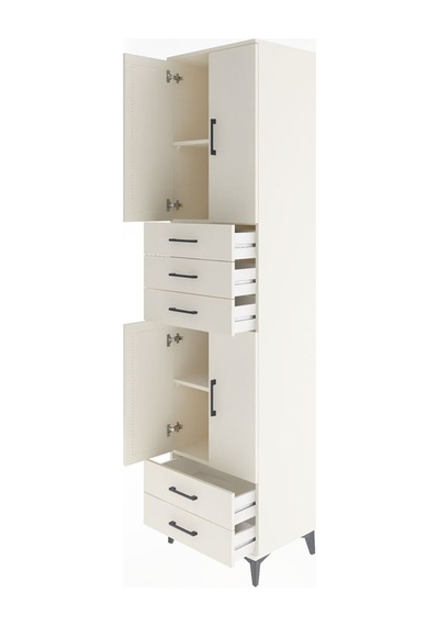 Hyperion Dolap 4 Raflı 5 Çekmeceli 4 Kapaklı 60x44x243 Aytaşı... Aytaşı