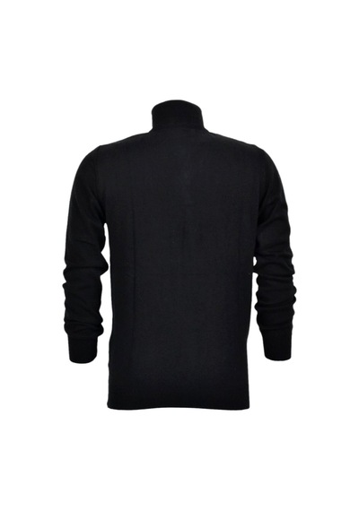 Erkek Spor Düz Fermuarlı Yaka Kazak R22949 Bgl-st03181 001