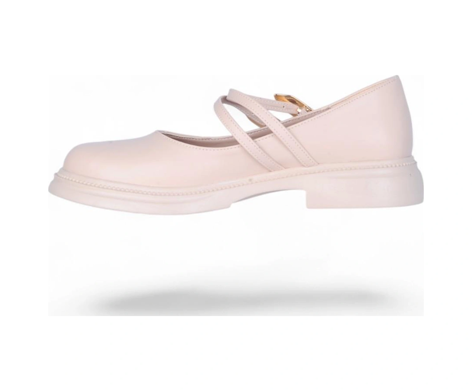 Scarletta S12 Cilt Krem Kadın Loafer Ayakkabı Krem