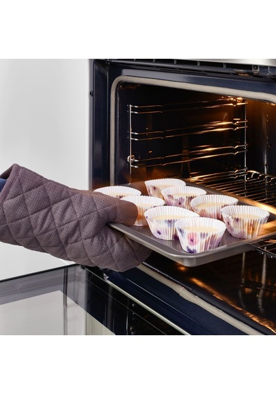 Muffin Kağıdı, Çiçek Desenli-çok Renkli, 65 Adet Açık Gri