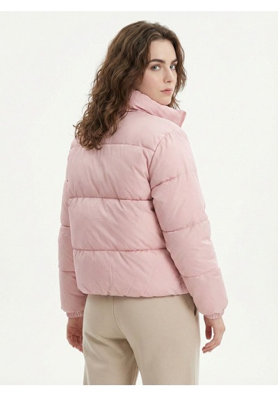 Regular Fit Kadın Mont Pembe