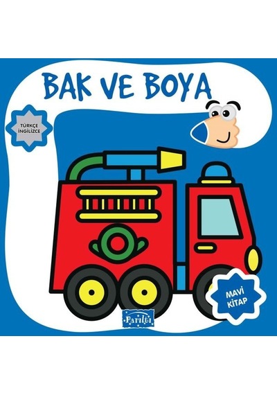 Bak ve Boya - Mavi Kitap- Parıltı Yayınları