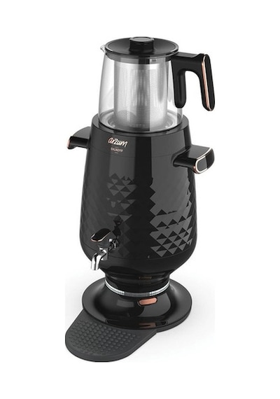 Arzum AR3083 Ehlikeyf 3.5 LT 2200 W Cam Demlikli Semaver