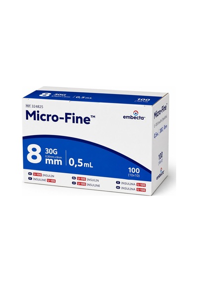 Bd Microfine 05 Ml Insulin Enjektörü 1kutu 100 Lük
