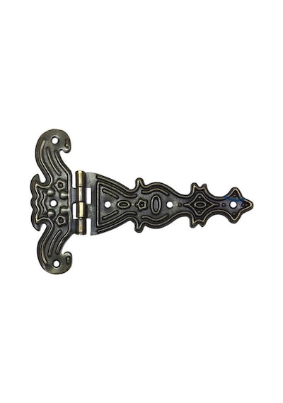 Dekoratif, Sac Tek Kuyruklu Menteşe - 69x102 Mm, Büyük, Antik, 1 Adet 1 Adet