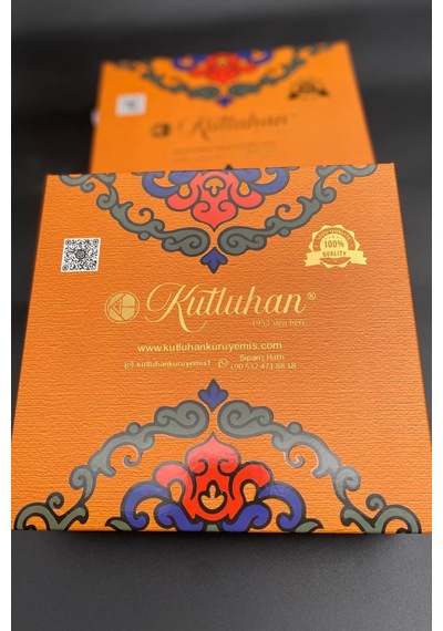Karışık Hediyelik Kutuda Parmak Fitil Fıstıklı Lokum Narlı,sütlü,karadutlu,elmalı,limonlu, 450 Gr