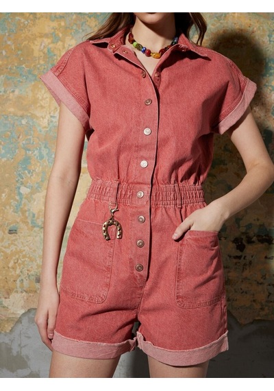 LOFT Regular Fit Kadın Tulum Lf2032610 Q1.v1 Denim